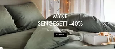 Tilbud fra Hjem og møbler | Myke sengesett -40% de Høie | 13.11.2024 - 27.11.2024