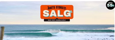 Tilbud fra Sport og Fritid i Fredrikstad | Arets største- salg de Surfshop | 14.11.2024 - 28.11.2024