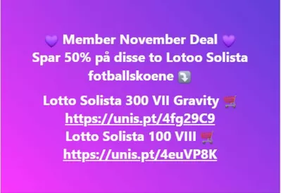 Tilbud fra Sport og Fritid i Fredrikstad | Member November Deal  de Unisport | 14.11.2024 - 30.11.2024