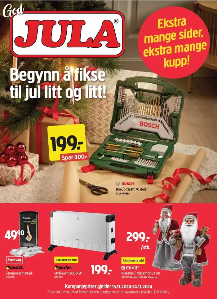 Jula-katalog i Sandnes | Jula Kundeavis | 15.11.2024 - 24.11.2024