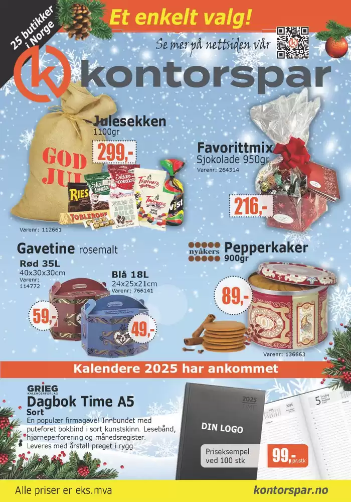 Kontorspar-katalog | Et enkelt valg! | 15.11.2024 - 23.12.2024