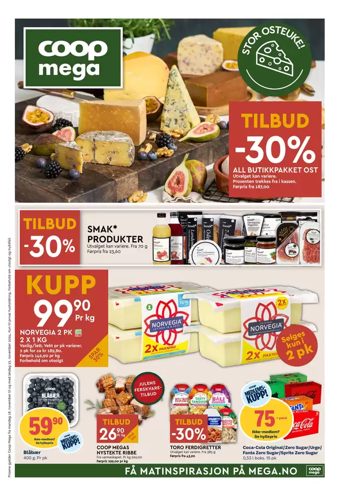 Coop Mega-katalog i Kristiansand | Coop Mega Kundeavis | 18.11.2024 - 24.11.2024