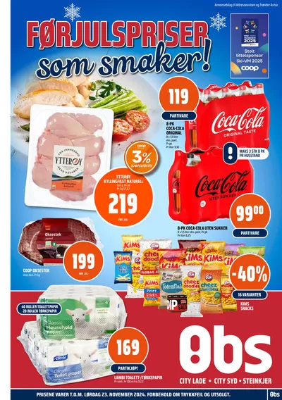 Obs-katalog | Førjulspriser som smaker! | 18.11.2024 - 23.11.2024