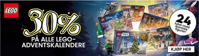 Tilbud fra Barn og leker | 30% på alle lego- adventskalendere de Outland | 18.11.2024 - 2.12.2024