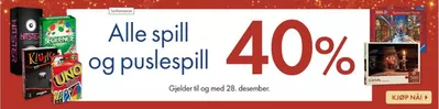 Tilbud fra Bøker og kontor | Alle spill og puslespill de Norli | 18.11.2024 - 28.12.2024