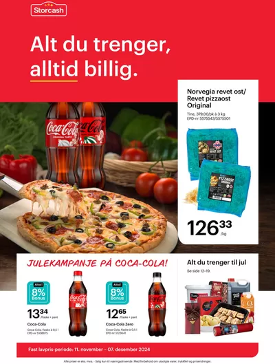 Tilbud fra Supermarkeder i Rolvsøy | Alt du trenger, alltid billig. de Storcash | 18.11.2024 - 7.12.2024