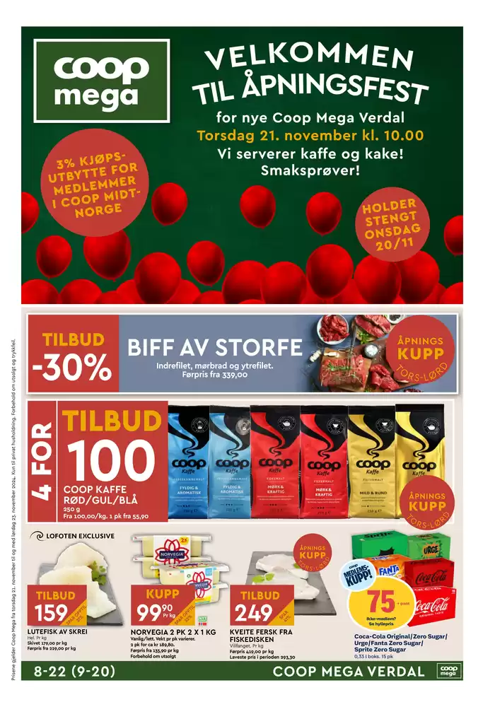 Coop Mega-katalog | Flott tilbud for alle kunder | 18.11.2024 - 24.11.2024