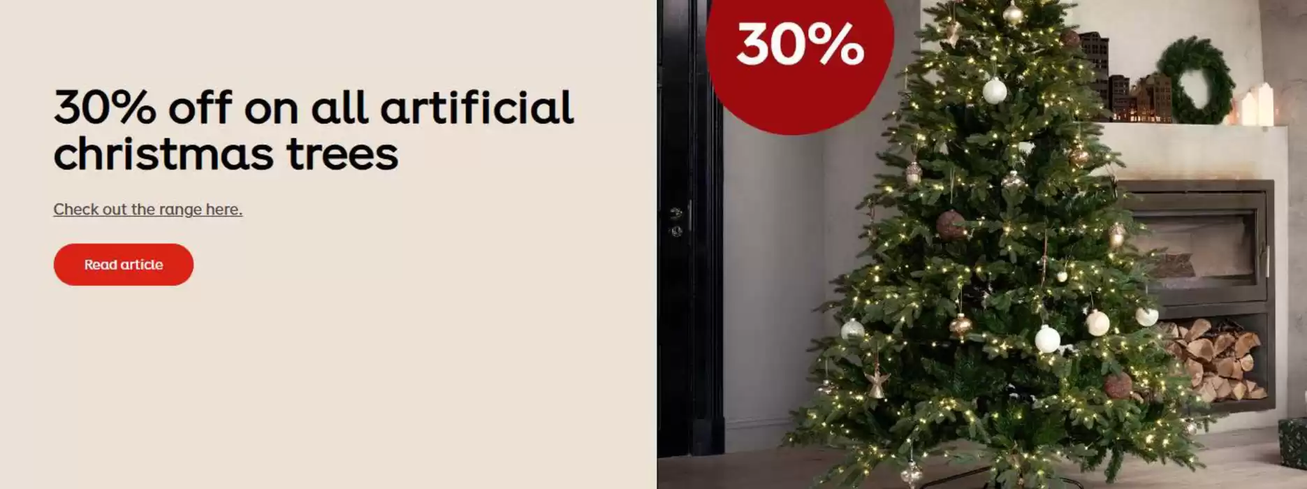 Plantasjen-katalog i Sandefjord | 30% off on all artificial christmas trees | 19.11.2024 - 3.12.2024