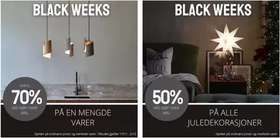 Tilbud fra Hjem og møbler i Kolbotn | Black Week de Lampehuset | 19.11.2024 - 2.12.2024