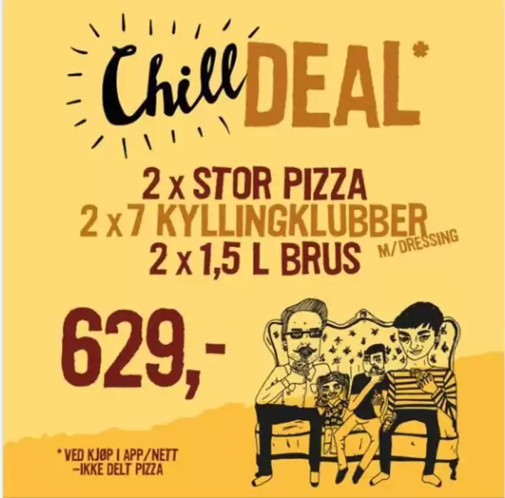 Pizzabakeren-katalog i Fredrikstad | Chill Deal!  | 19.11.2024 - 3.12.2024