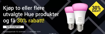 Tilbud fra Elektronikk og hvitevarer i Skien | 30% rabatt! de Elektroimportøren | 20.11.2024 - 2.12.2024