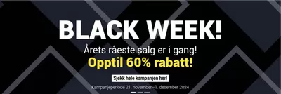 Tilbud fra Elektronikk og hvitevarer i Lierskogen | Black Week de Elektroimportøren | 21.11.2024 - 1.12.2024