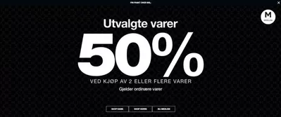 Tilbud fra Klær, sko og tilbehør i Lørenskog | Utvalgte varer 50% de Match | 21.11.2024 - 5.12.2024