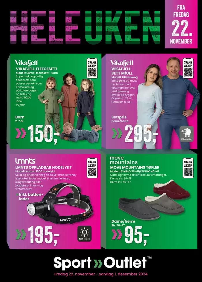 Sport Outlet-katalog i Oslo | Nye tilbud å oppdage | 22.11.2024 - 6.12.2024