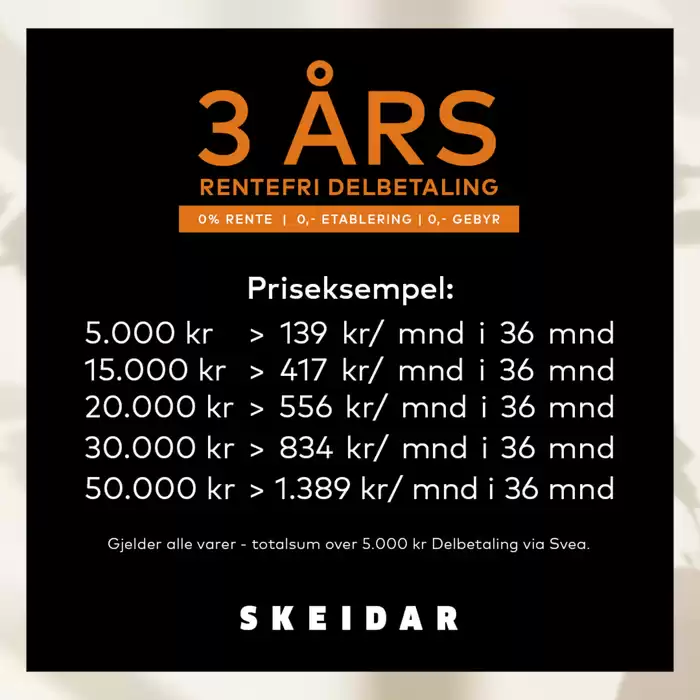 Skeidar-katalog i Bergen | Attraktive spesialtilbud for alle | 23.11.2024 - 7.12.2024