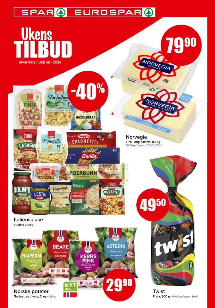 Spar-katalog i Skjærhalden | Spar Kundeavis | 24.11.2024 - 8.12.2024