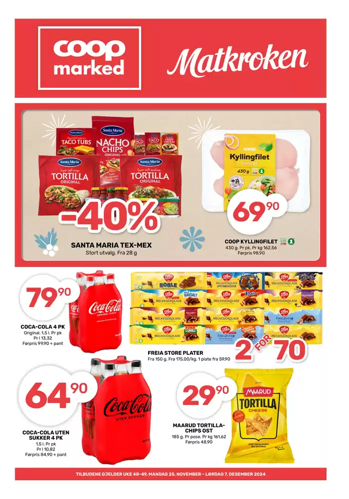 Matkroken-katalog i Oslo | Spar nå med våre tilbud | 25.11.2024 - 8.12.2024