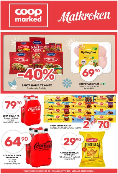 Matkroken-katalog i Østre Gausdal | Spar nå med våre tilbud | 25.11.2024 - 8.12.2024