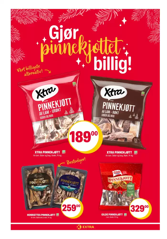 Coop Extra-katalog i Surnadal | Coop Extra Kundeavis | 25.11.2024 - 1.12.2024