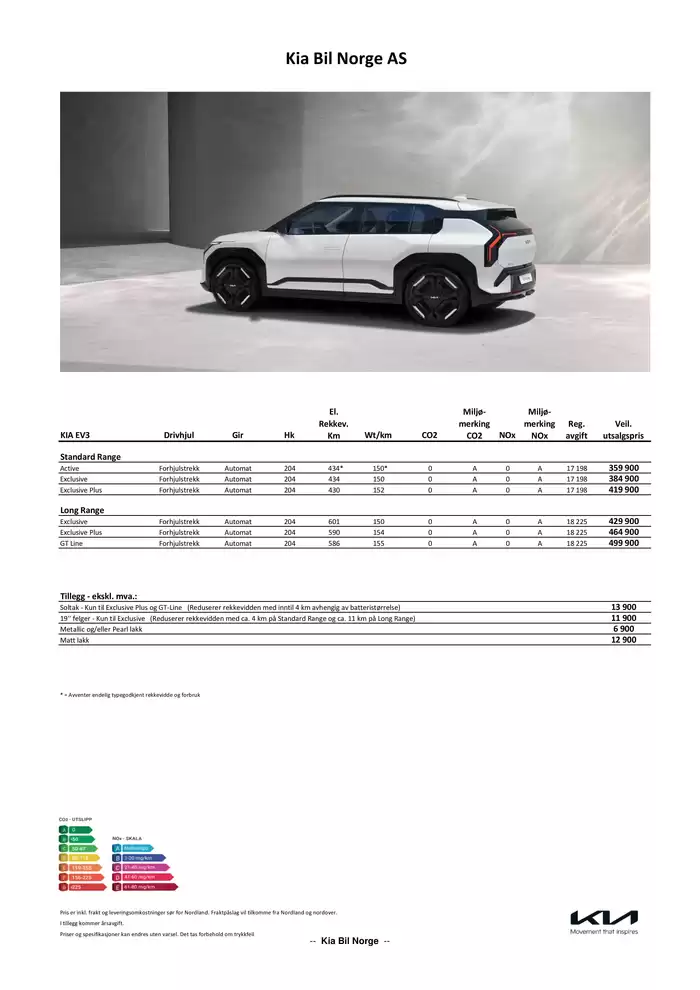 Kia-katalog i Skien | Kia EV3 | 27.11.2024 - 27.11.2025