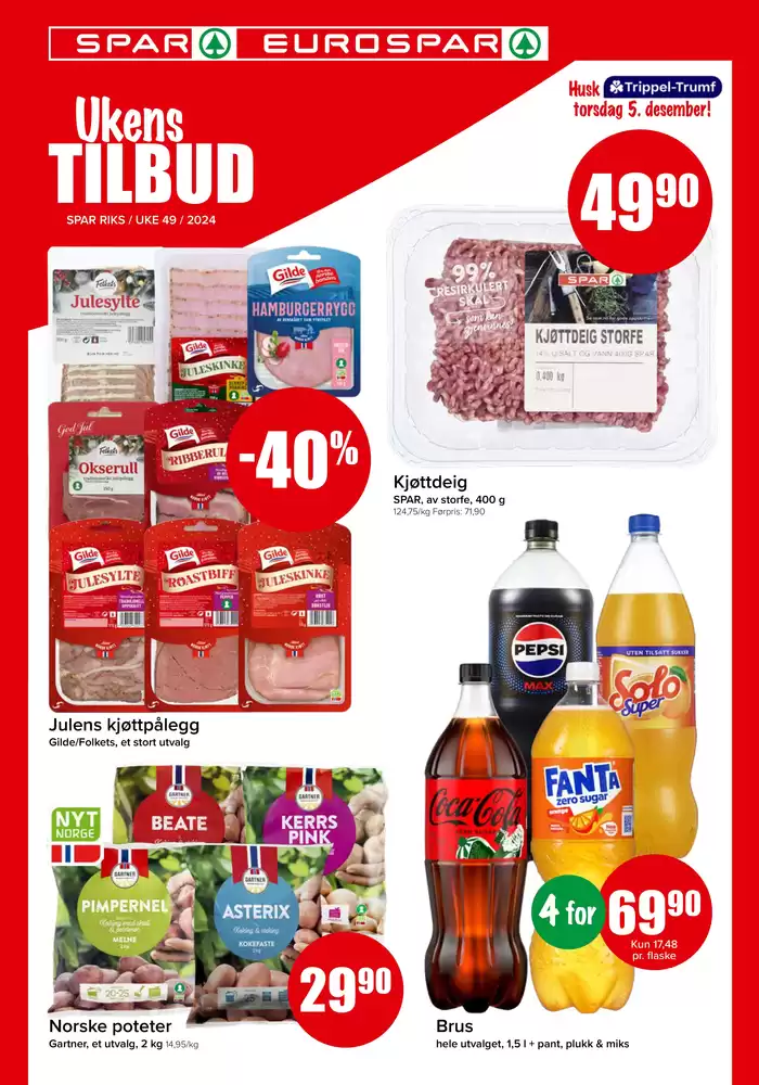 Spar-katalog i Eidsnes | Spar Kundeavis | 1.12.2024 - 15.12.2024