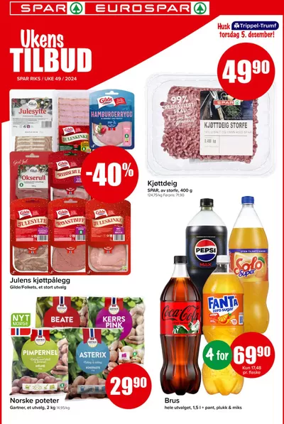 Tilbud fra Supermarkeder i Karmøy | Spar Kundeavis de Spar | 1.12.2024 - 15.12.2024