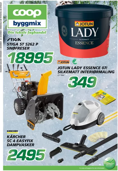 Coop Byggmix-katalog i Agdenes | Topptilbud og rabatter | 2.12.2024 - 8.12.2024