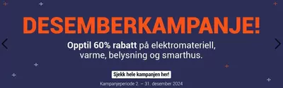 Tilbud fra Elektronikk og hvitevarer i Ringsaker | Desemberkampanje! de Elektroimportøren | 2.12.2024 - 31.12.2024