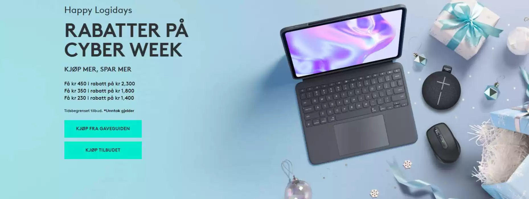 Logitech-katalog | Rabatter på Cyber Week | 2.12.2024 - 8.12.2024