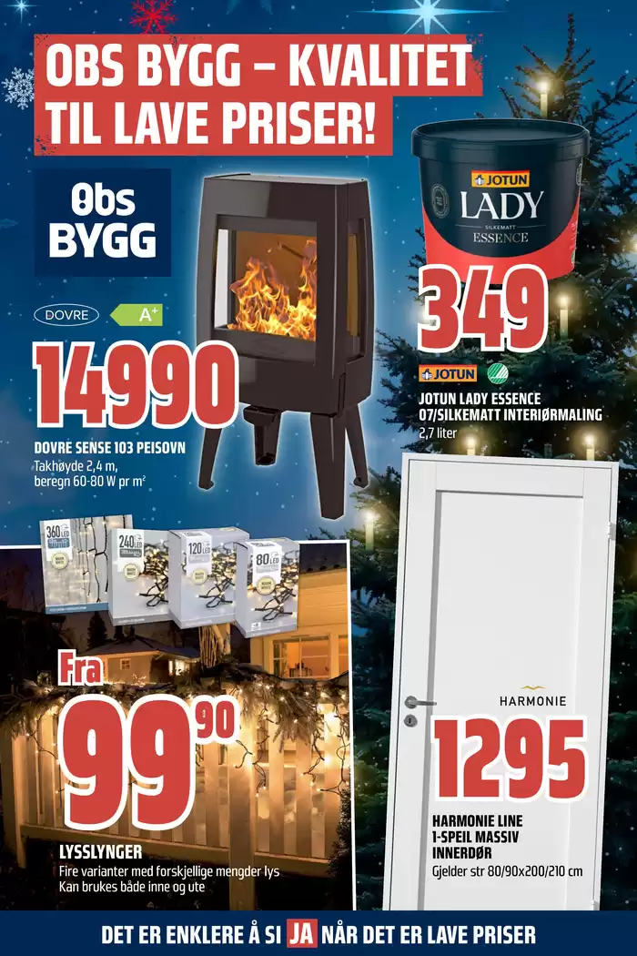 Obs Bygg-katalog i Mjøndalen | Spar nå med våre tilbud | 3.12.2024 - 17.12.2024