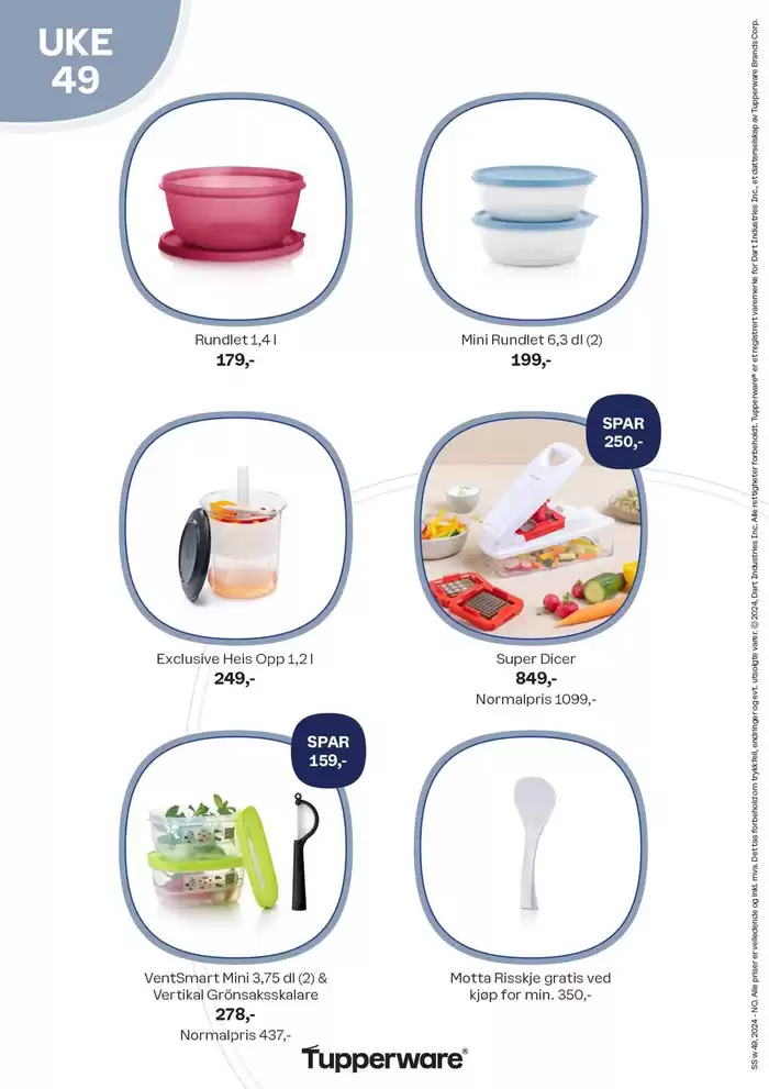 Tupperware-katalog | Tupperware Kundeavis | 3.12.2024 - 17.12.2024