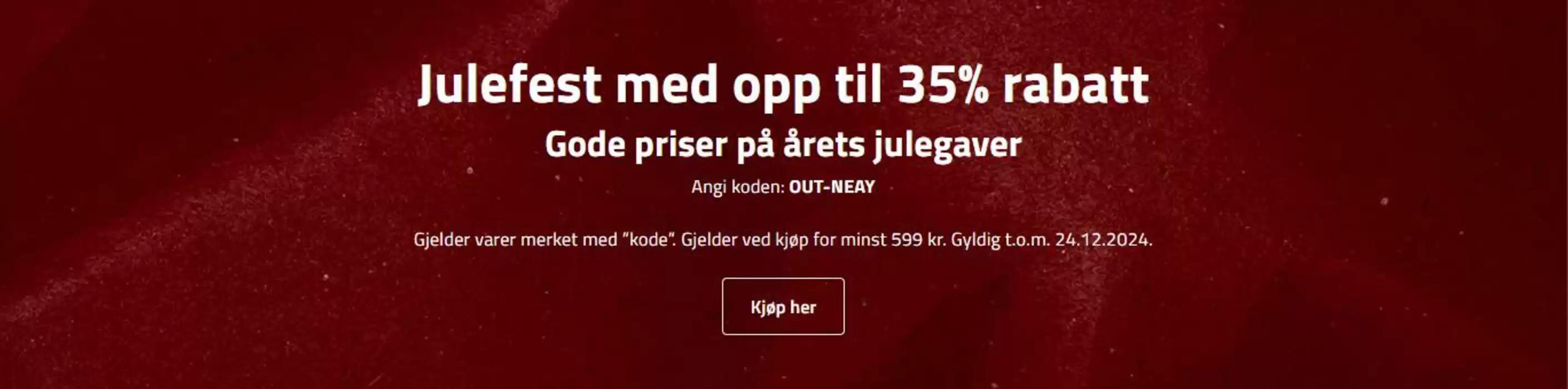 Outnorth-katalog | Julefest med opp til 35% rabatt | 4.12.2024 - 24.12.2024