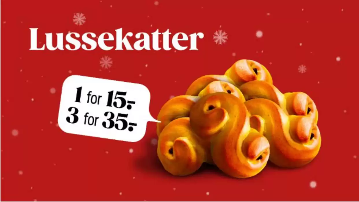 Narvesen-katalog i Tiller | Lussekatter | 4.12.2024 - 18.12.2024