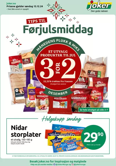 Joker-katalog i Sandnes | Joker Kundeavis | 15.12.2024 - 29.12.2024