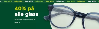 Tilbud fra Helse og skjønnhet i Stavanger | 40% på alle glass de Specsavers | 14.1.2025 - 28.1.2025