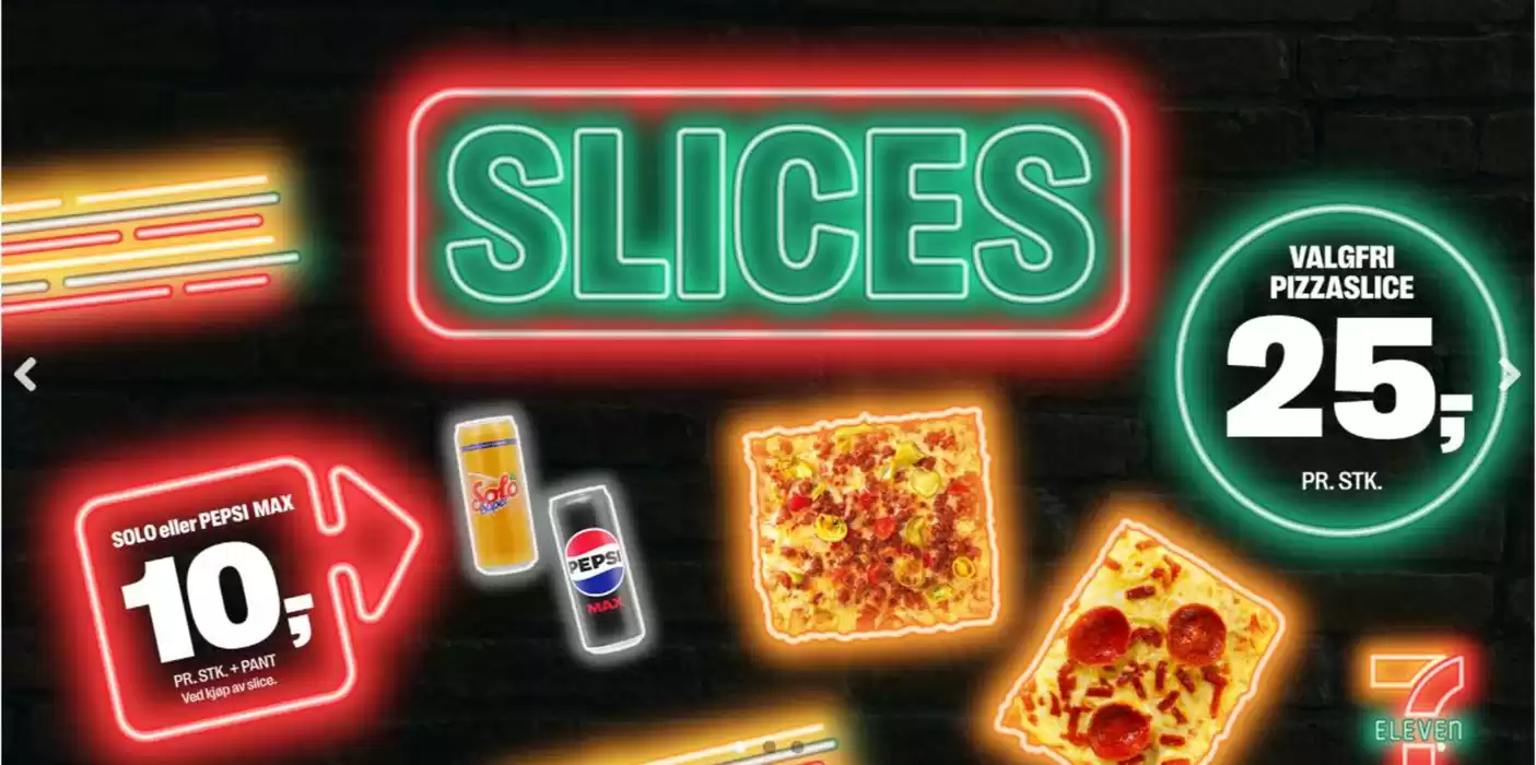 7 eleven-katalog i Sandvika | Slices | 20.1.2025 - 3.2.2025