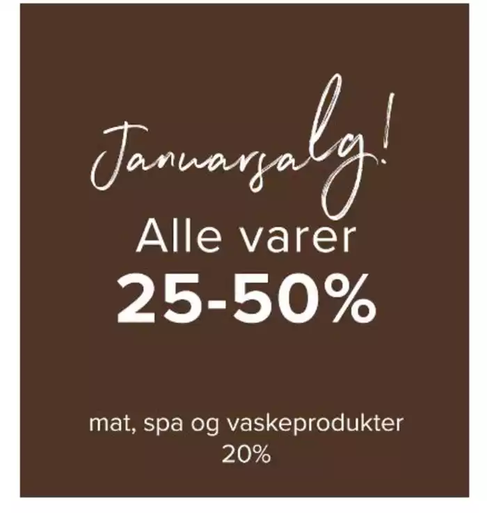 Home & Cottage-katalog i Bergen | Januarsalg | 8.1.2025 - 31.1.2025