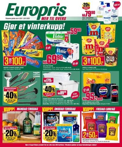 Europris-katalog | Europris DM 4-25 MYBRING | 19.1.2025 - 26.1.2025