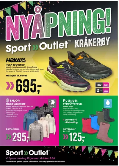 Tilbud fra Sport og Fritid | Aktuelle spesialkampanjer de Sport Outlet | 20.1.2025 - 27.1.2025