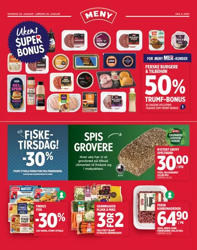 Tilbud fra Supermarkeder i Sandnes | Meny Kundeavis de Meny | 21.1.2025 - 28.1.2025