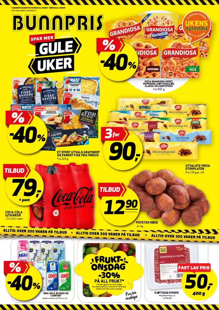 Bunnpris-katalog i Sandvika | Bunnpris Kundeavis | 22.1.2025 - 5.2.2025