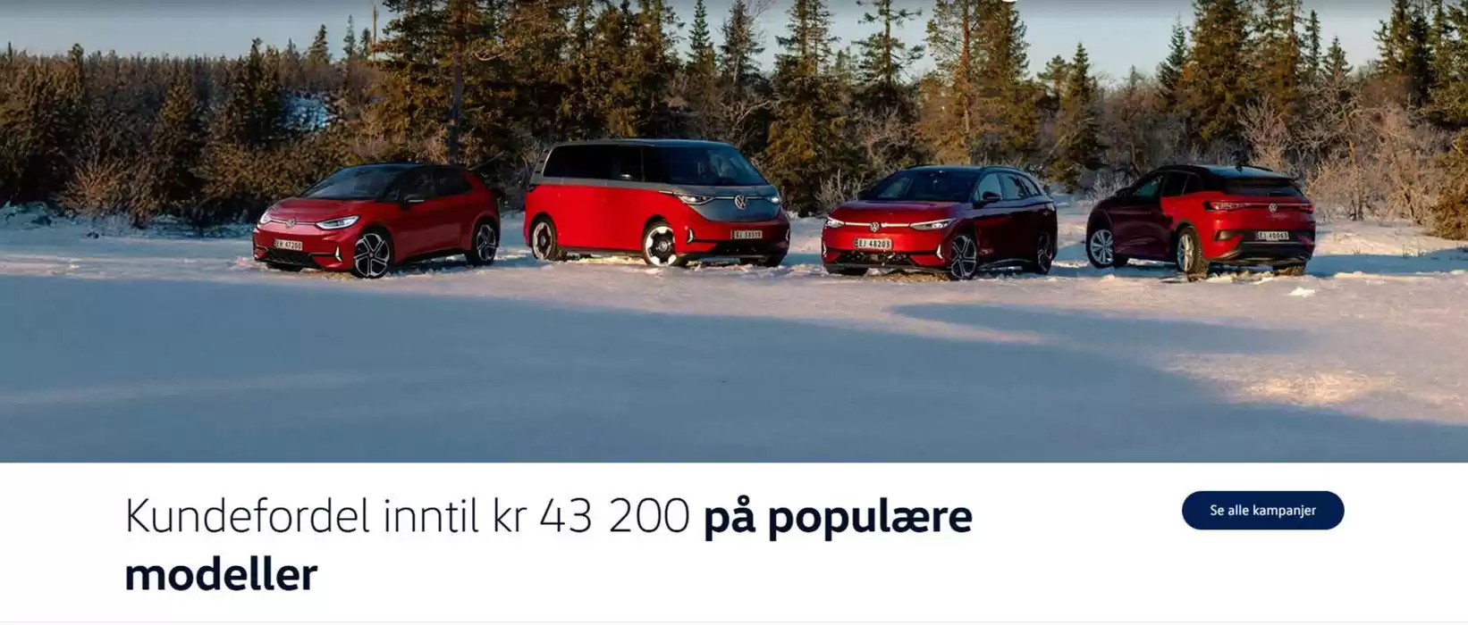 Volkswagen-katalog i Bergen | Kundefordel inntil kr 43 200 på populære modeller | 23.1.2025 - 31.3.2025