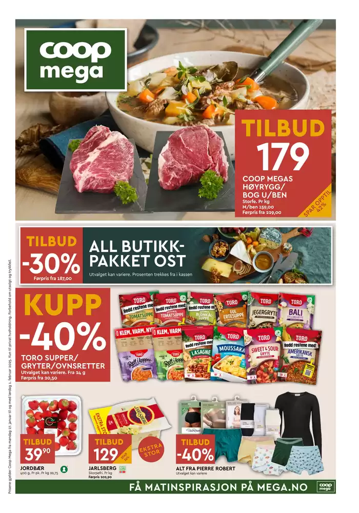 Coop Mega-katalog i Fredrikstad | Nye tilbud å oppdage | 27.1.2025 - 2.2.2025