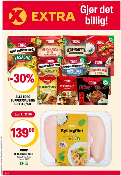 Coop Extra-katalog i Bergen | Spar nå med våre tilbud | 27.1.2025 - 2.2.2025