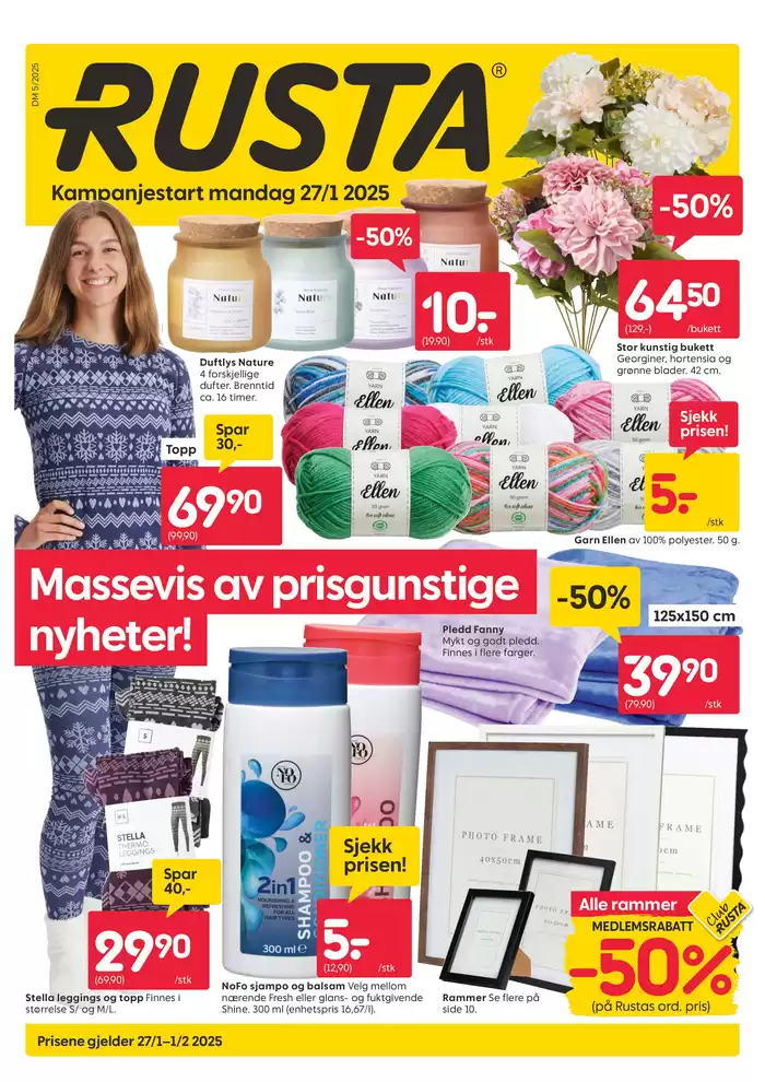 Rusta-katalog i Larvik | Rusta Kundeavis | 27.1.2025 - 10.2.2025