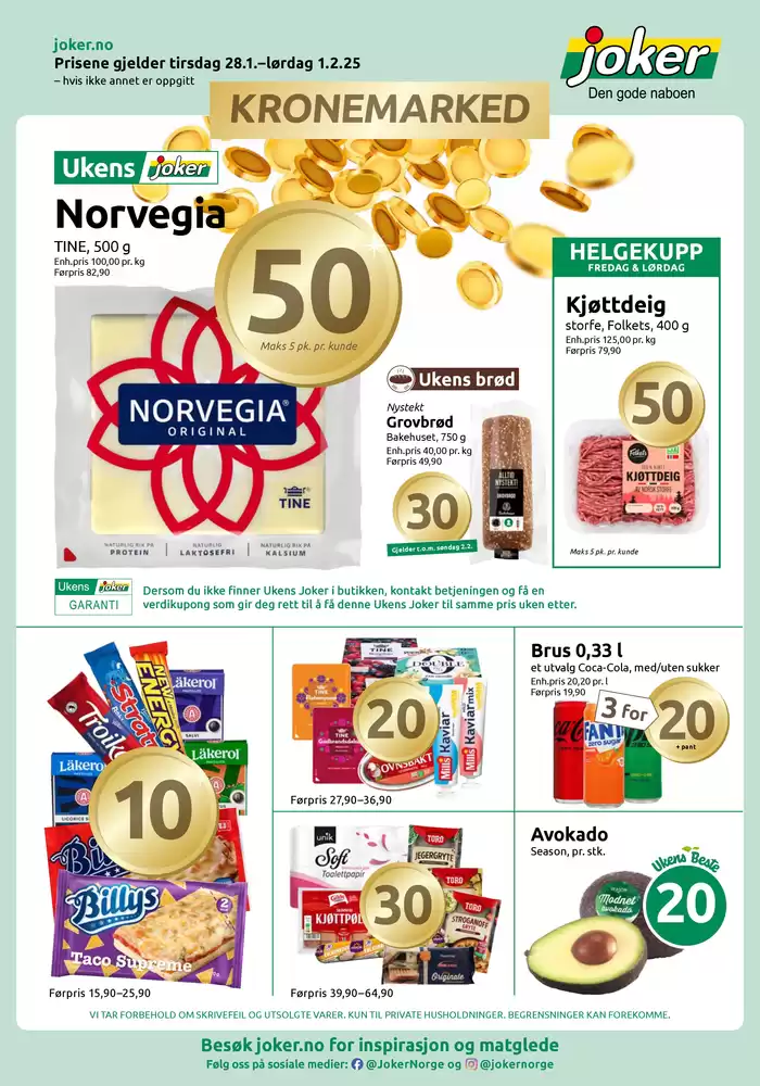 Joker-katalog i Kristiansand | Joker Kundeavis | 27.1.2025 - 10.2.2025