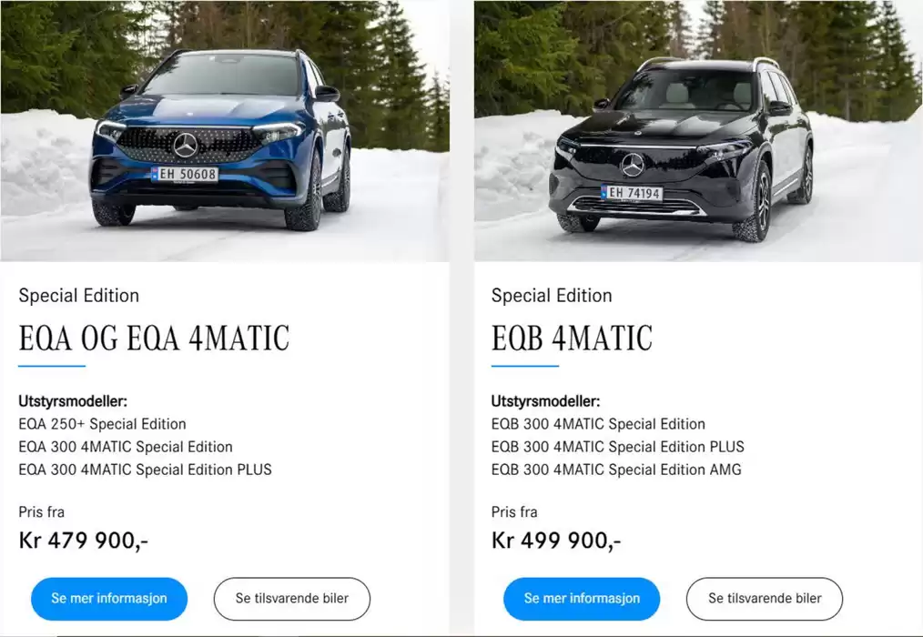 Mercedes-Benz-katalog i Trondheim | Eqa og eqa 4matic | 28.1.2025 - 30.4.2025