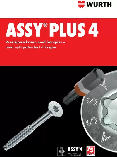 Würth-katalog i Ski | assy plus 4 | 27.2.2025 - 13.3.2025