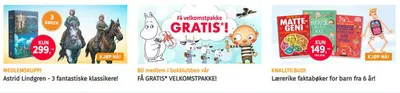 Tilbud fra Bøker og kontor i Trondheim | Gratis de Barnas egen bokverden | 3.3.2025 - 17.3.2025
