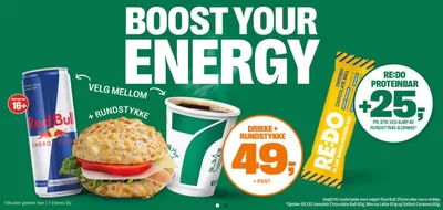 Tilbud fra Supermarkeder i Ringsaker | Boost your energy de 7 eleven | 19.3.2025 - 2.4.2025